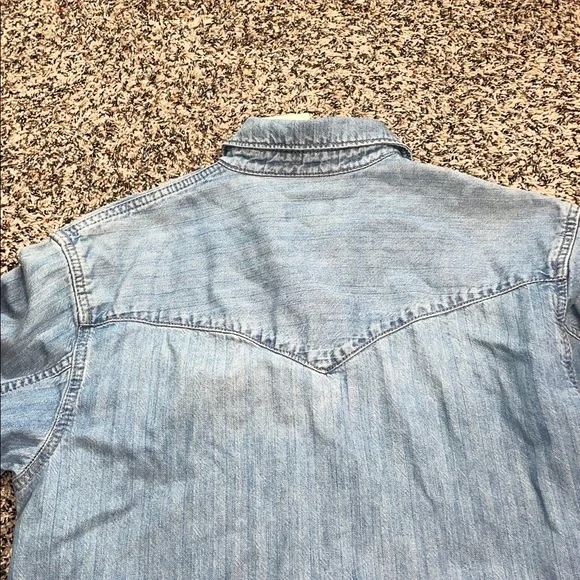 Universal Thread Western Denim Long Sleeve Shirt Dress Size XS Relaxed | NWT - Picture 9 of 11
